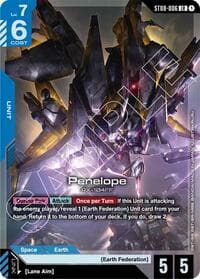 Penelope (LR) - Starter Deck 08: Flash of Radiance - Gundam Card Game card