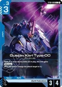 Gustav Karl Type-00 - Starter Deck 08: Flash of Radiance - Gundam Card Game card