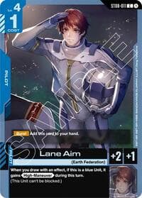 Lane Aim - Starter Deck 08: Flash of Radiance - Gundam Card Game card