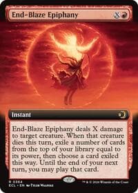 End-Blaze Epiphany (Extended Art) - Lorwyn Eclipsed - Magic: The Gathering card
