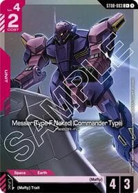 Messer (Type-F Naked) (Commander Type) (C+) - Starter Deck 08: Flash of Radiance - Gundam Card Game card