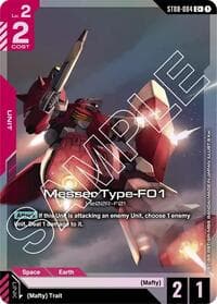 Messer Type-F01 (C+) - Starter Deck 08: Flash of Radiance - Gundam Card Game card