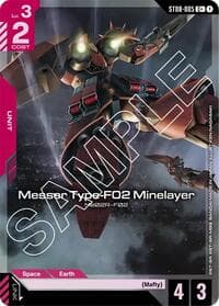 Messer Type-F02 Minelayer (C+) - Starter Deck 08: Flash of Radiance - Gundam Card Game card