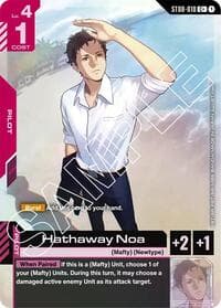 Hathaway Noa (C+) - Starter Deck 08: Flash of Radiance - Gundam Card Game card