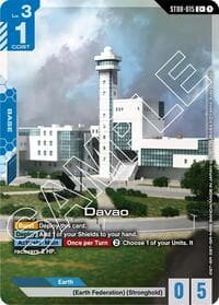 Davao (C+) - Starter Deck 08: Flash of Radiance - Gundam Card Game card