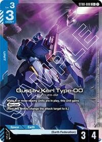 Gustav Karl Type-00 (C+) - Starter Deck 08: Flash of Radiance - Gundam Card Game card