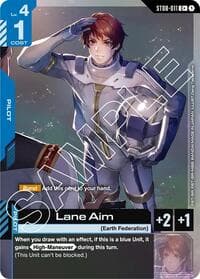 Lane Aim (C+) - Starter Deck 08: Flash of Radiance - Gundam Card Game card