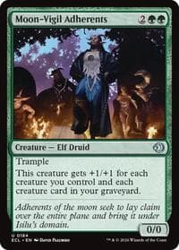 Moon-Vigil Adherents - Lorwyn Eclipsed - Magic: The Gathering card