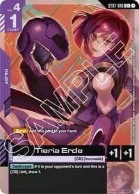 Tieria Erde (C+) - Starter Deck 07: Celestial Drive - Gundam Card Game card