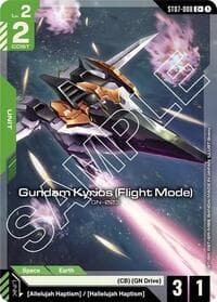 Gundam Kyrios (Flight Mode) (C+) - Starter Deck 07: Celestial Drive - Gundam Card Game card