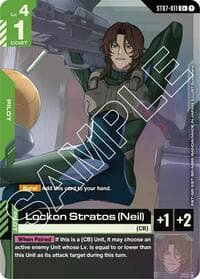 Lockon Stratos (Neil) (C+) - Starter Deck 07: Celestial Drive - Gundam Card Game card