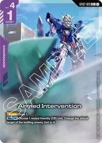 Armed Intervention (C+) - Starter Deck 07: Celestial Drive - Gundam Card Game card