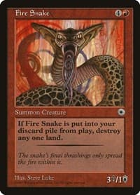 Fire Snake - Portal - Magic: The Gathering card