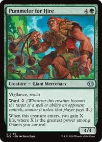 Pummeler for Hire - Lorwyn Eclipsed - Magic: The Gathering card