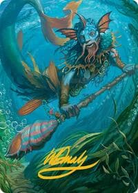 Sygg, Wanderwine Wisdom Art Card (Gold-Stamped Signature) - Art Series: Lorwyn Eclipsed - Magic: The Gathering card