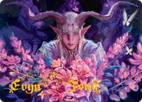 Dawnhand Eulogist Art Card (Gold-Stamped Signature) - Art Series: Lorwyn Eclipsed - Magic: The Gathering card