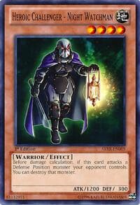Heroic Challenger - Night Watchman - Abyss Rising - YuGiOh card