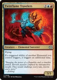 Twinflame Travelers - Lorwyn Eclipsed - Magic: The Gathering card