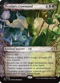 Trystan's Command (Showcase) - Lorwyn Eclipsed - Magic: The Gathering card