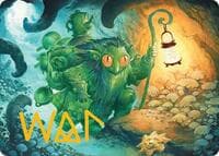 Mutable Explorer Art Card (21/54) (Gold-Stamped Signature) - Art Series: Lorwyn Eclipsed - Magic: The Gathering card