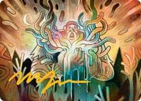 Aurora Awakener Art Card (40/54) (Gold-Stamped Signature) - Art Series: Lorwyn Eclipsed - Magic: The Gathering card