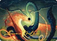 Celestial Reunion Art Card (42/54) (Gold-Stamped Signature) - Art Series: Lorwyn Eclipsed - Magic: The Gathering card