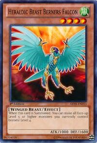 Heraldic Beast Berners Falcon - Abyss Rising - YuGiOh card