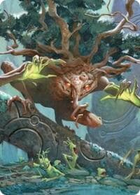 Ferrafor, Young Yew Art Card - Art Series: Lorwyn Eclipsed - Magic: The Gathering card