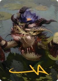 Ignoble Hierarch Art Card (Gold-Stamped Signature) - Art Series: Lorwyn Eclipsed - Magic: The Gathering card