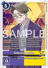 Dokuson Aruba - Dawn of Liberator - Digimon Card Game card