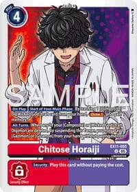 Chitose Horaiji - Dawn of Liberator - Digimon Card Game card