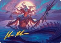 Eclipsed Merrow Art Card (Gold-Stamped Signature) - Art Series: Lorwyn Eclipsed - Magic: The Gathering card