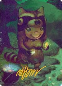 Glister Bairn Art Card (Gold-Stamped Signature) - Art Series: Lorwyn Eclipsed - Magic: The Gathering card