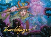 Stoic Grove-Guide Art Card (Gold-Stamped Signature) - Art Series: Lorwyn Eclipsed - Magic: The Gathering card