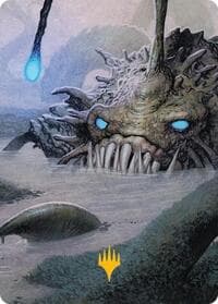 Deceit Art Card (Gold-Stamped Planeswalker Symbol) - Art Series: Lorwyn Eclipsed - Magic: The Gathering card