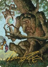 Faeburrow Elder Art Card (Gold-Stamped Signature) - Art Series: Lorwyn Eclipsed - Magic: The Gathering card