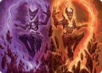 Fire Covenant Art Card - Art Series: Lorwyn Eclipsed - Magic: The Gathering card
