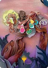Painter's Servant Art Card (Gold-Stamped Planeswalker Symbol) - Art Series: Lorwyn Eclipsed - Magic: The Gathering card