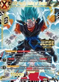 SSB Vegito, Union of Sparks (Judge Pack Vol.18) (Store) - Judge Promotion Cards - Dragon Ball Super: Masters card