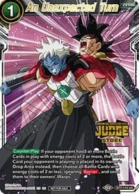 An Unexpected Turn (Judge Pack Vol.18) (Store) - Judge Promotion Cards - Dragon Ball Super: Masters card