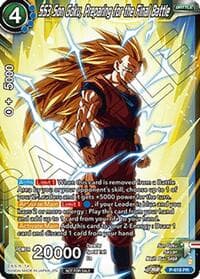 SS3 Son Goku, Preparing for the Final Battle (Ultra-Bout Series Tournament Pack Vol.1) - Tournament Promotion Cards - Dragon Ball Super: Masters card