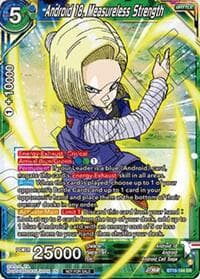 Android 18, Measureless Strength (Ultra-Bout Series Tournament Pack Vol.1) - Tournament Promotion Cards - Dragon Ball Super: Masters card