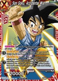 Son Goku, Accidental Wish (Ultra-Bout Series Tournament Pack Vol.1) - Tournament Promotion Cards - Dragon Ball Super: Masters card
