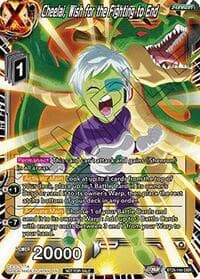 Cheelai, Wish for the Fighting to End (Ultra-Bout Series Tournament Pack Vol.1) - Tournament Promotion Cards - Dragon Ball Super: Masters card
