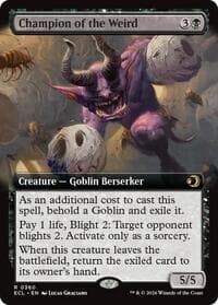 Champion of the Weird (Extended Art) - Lorwyn Eclipsed - Magic: The Gathering card