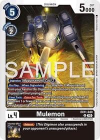 Mulemon - Dawn of Liberator - Digimon Card Game card