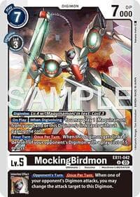 MockingBirdmon - Dawn of Liberator - Digimon Card Game card