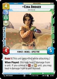Ezra Bridger - Spectre Six - A Lawless Time - Star Wars: Unlimited card