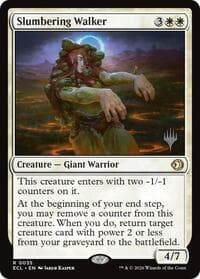 Slumbering Walker - Promo Pack: Lorwyn Eclipsed - Magic: The Gathering card
