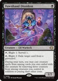 Dawnhand Dissident - Promo Pack: Lorwyn Eclipsed - Magic: The Gathering card